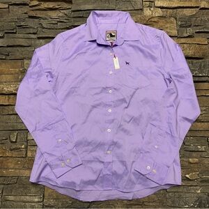 The Black Dog Martha’s Vineyard Breezy Button Down Shirt Women’s XL Beach Purple